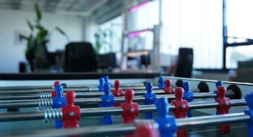 Tischkicker im Büro