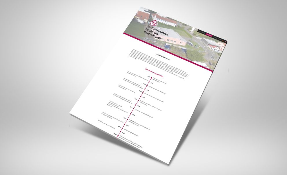 Darstellung der PMM-Oil-Unternehmens-Seite