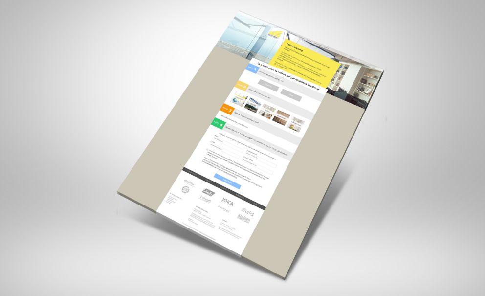 Darstellung der Raumdesign-Elfriede-Hartenstein-Service-Seite